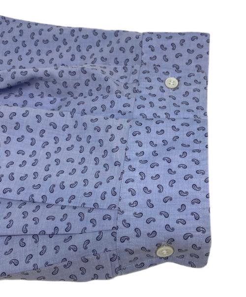 COMME des GARCONS HOMME DEUX（コムデギャルソン オム ドゥ）COMME des GARCONS HOMME DEUX (コムデギャルソン オム ドゥ) ペイズリー柄シャツ ブルー サイズ:Lの古着・服飾アイテム