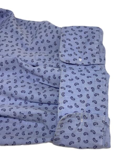 COMME des GARCONS HOMME DEUX（コムデギャルソン オム ドゥ）COMME des GARCONS HOMME DEUX (コムデギャルソン オム ドゥ) ペイズリー柄シャツ ブルー サイズ:Lの古着・服飾アイテム