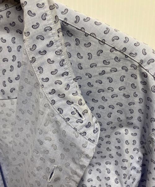 COMME des GARCONS HOMME DEUX（コムデギャルソン オム ドゥ）COMME des GARCONS HOMME DEUX (コムデギャルソン オム ドゥ) ペイズリー柄シャツ ブルー サイズ:Lの古着・服飾アイテム