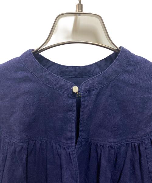 POLO RALPH LAUREN（ポロ・ラルフローレン）POLO RALPH LAUREN (ポロ・ラルフローレン) リネンブラウス ネイビー サイズ:Sの古着・服飾アイテム