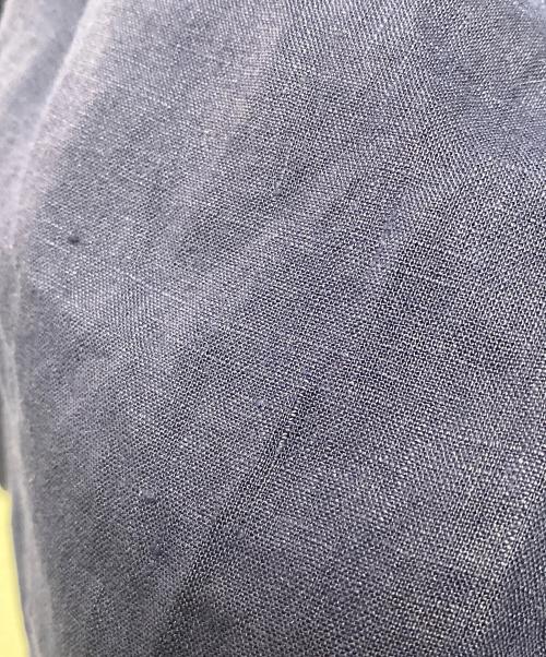 POLO RALPH LAUREN（ポロ・ラルフローレン）POLO RALPH LAUREN (ポロ・ラルフローレン) リネンブラウス ネイビー サイズ:Sの古着・服飾アイテム