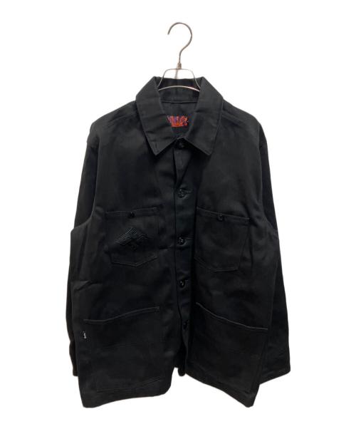 BUDSPOOL（バッズプール）BUDSPOOL (バッズプール) Gakkin (ガッキン) デニムジャケット ブラック サイズ:Lの古着・服飾アイテム