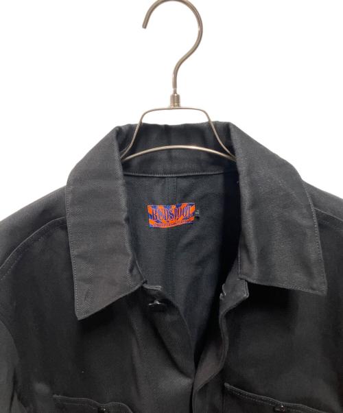BUDSPOOL（バッズプール）BUDSPOOL (バッズプール) Gakkin (ガッキン) デニムジャケット ブラック サイズ:Lの古着・服飾アイテム