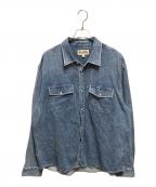 stussyステューシー）の古着「BOXY WESTERN DENIM SHIRT」｜インディゴ