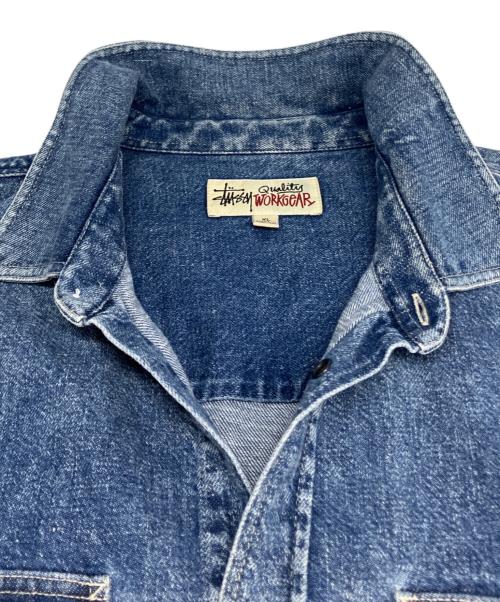 stussy（ステューシー）stussy (ステューシー) BOXY WESTERN DENIM SHIRT インディゴ サイズ:XLの古着・服飾アイテム