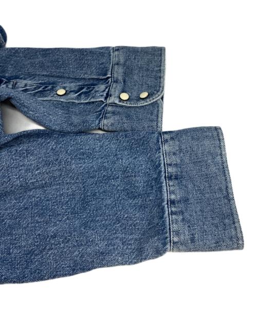 stussy（ステューシー）stussy (ステューシー) BOXY WESTERN DENIM SHIRT インディゴ サイズ:XLの古着・服飾アイテム