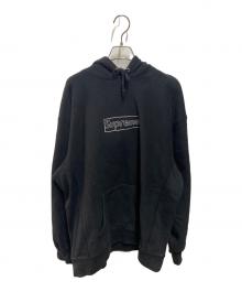 SUPREME×KAWS（シュプリーム×カウズ）の古着「Chalk Logo Hooded Sweatshirt」｜ブラック
