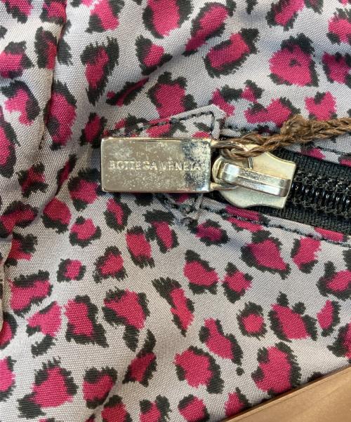 BOTTEGA VENETA（ボッテガベネタ）BOTTEGA VENETA (ボッテガベネタ) オールドレオパードハンドバッグ パープルの古着・服飾アイテム