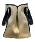 BALENCIAGA (バレンシアガ) カバスキャンバストートバッグ ホワイト×ネイビー：20000円