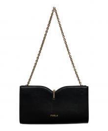 FURLA（フルラ）の古着「チェーンショルダーバッグ」｜ブラック