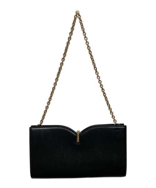 FURLA（フルラ）FURLA (フルラ) チェーンショルダーバッグ ブラックの古着・服飾アイテム