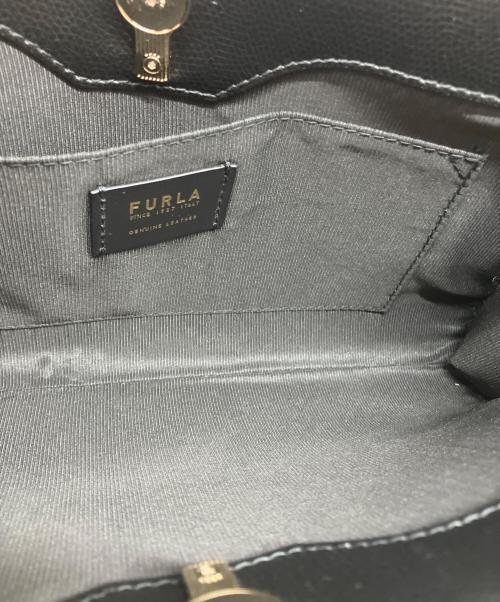 FURLA（フルラ）FURLA (フルラ) チェーンショルダーバッグ ブラックの古着・服飾アイテム