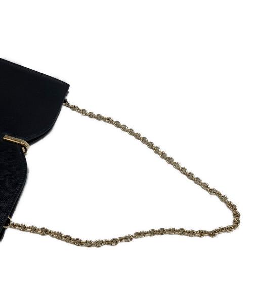 FURLA（フルラ）FURLA (フルラ) チェーンショルダーバッグ ブラックの古着・服飾アイテム