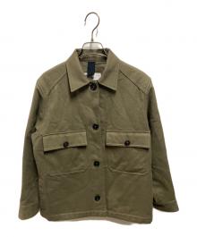 MHL（マーガレットハウエル）の古着「WOOL COTTON DRILL ブルゾン」｜ベージュ