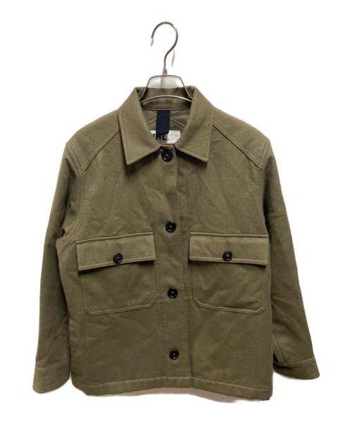MHL（マーガレットハウエル）MHL (マーガレットハウエル) WOOL COTTON DRILL ブルゾン ベージュ サイズ:1の古着・服飾アイテム