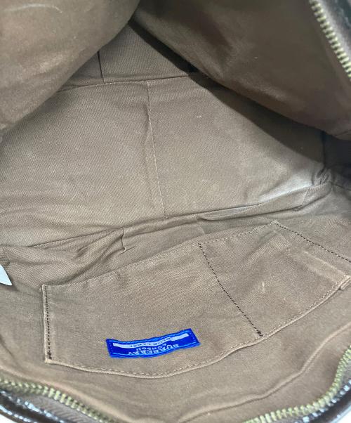 BURBERRY BLUE LABEL（バーバリー ブルー レーベル）BURBERRY BLUE LABEL (バーバリー ブルー レーベル) ノバチェックハンドバッグ ホワイトの古着・服飾アイテム