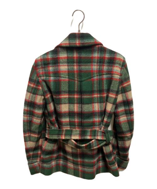 POLO RALPH LAUREN（ポロ・ラルフローレン）POLO RALPH LAUREN (ポロ・ラルフローレン) ウールダブルジャケット グリーン サイズ:4の古着・服飾アイテム