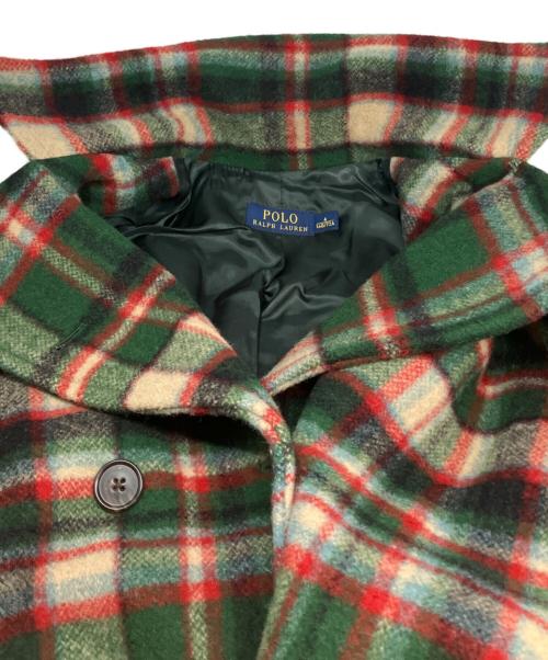 POLO RALPH LAUREN（ポロ・ラルフローレン）POLO RALPH LAUREN (ポロ・ラルフローレン) ウールダブルジャケット グリーン サイズ:4の古着・服飾アイテム