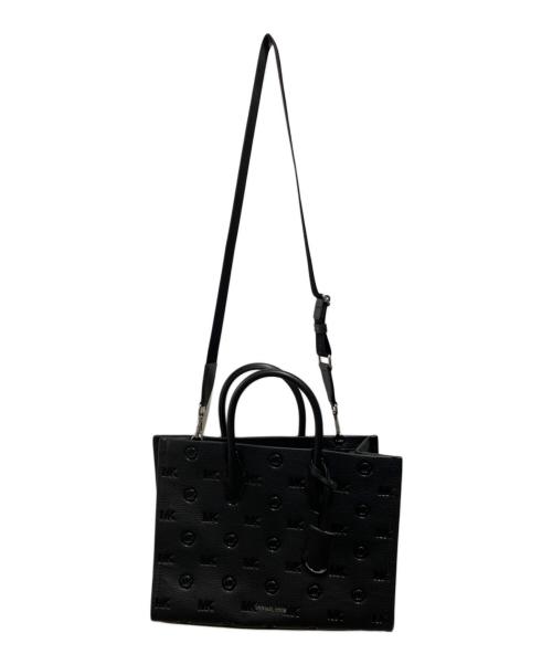 MICHAEL KORS（マイケルコース）MICHAEL KORS (マイケルコース) MIRELLA ロゴ デボス EW トート ブラックの古着・服飾アイテム