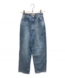 YANUK（ヤヌーク）の古着「Joan Loose Straight」｜インディゴ