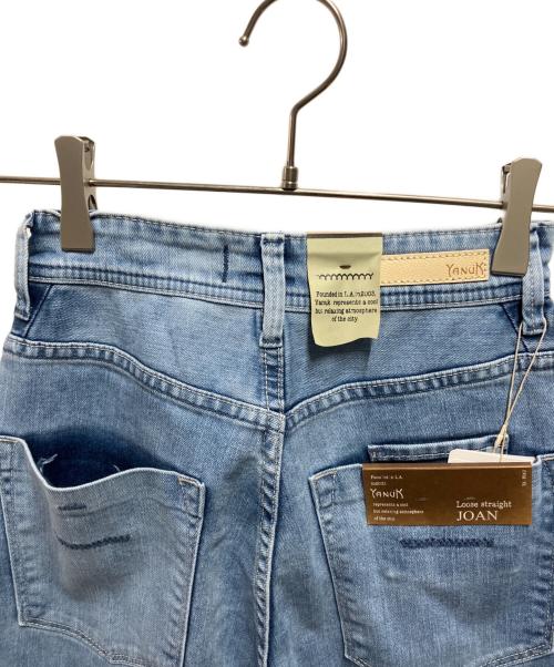 YANUK（ヤヌーク）YANUK (ヤヌーク) Joan Loose Straight インディゴ サイズ:22 未使用品の古着・服飾アイテム