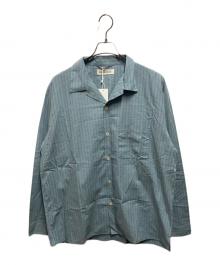 TEKLA×AURALEE（テクラ×オーラリー）の古着「COTTON POPLIN ー PYJAMAS SHIRT」｜ブルー