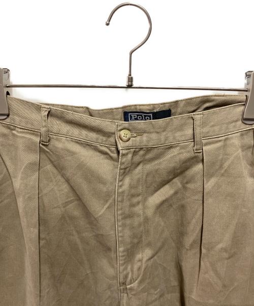 POLO RALPH LAUREN（ポロ・ラルフローレン）POLO RALPH LAUREN (ポロ・ラルフローレン) ポロチノ 初期タグ ブラウン サイズ:34の古着・服飾アイテム