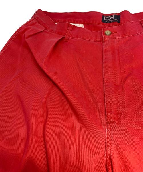 POLO RALPH LAUREN（ポロ・ラルフローレン）POLO RALPH LAUREN (ポロ・ラルフローレン) ポロチノ 初期タグ USA製 レッド サイズ:38の古着・服飾アイテム