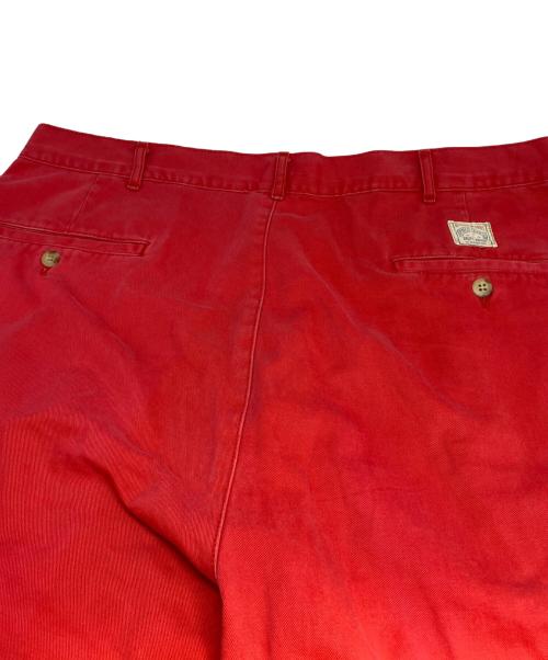POLO RALPH LAUREN（ポロ・ラルフローレン）POLO RALPH LAUREN (ポロ・ラルフローレン) ポロチノ 初期タグ USA製 レッド サイズ:38の古着・服飾アイテム