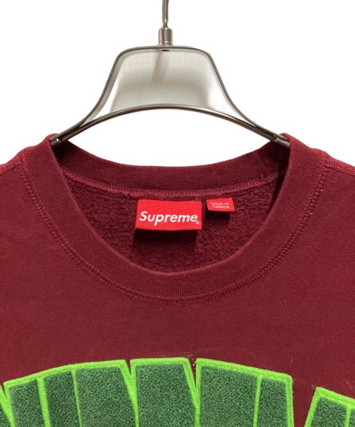 SUPREME（シュプリーム）SUPREME (シュプリーム) Cities Arc Crewneck レッド サイズ:Mの古着・服飾アイテム