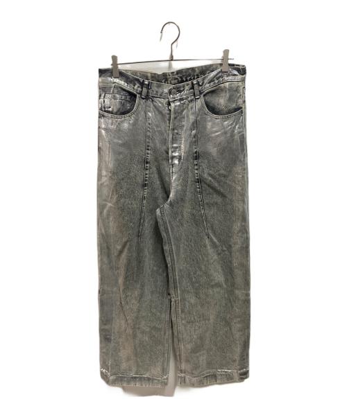 SUBLATIONS（サブレーションズ）SUBLATIONS (サブレーションズ) WIDE SEAM DENIM BAGGY PANTS .11 シルバー サイズ:2の古着・服飾アイテム