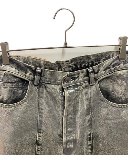 SUBLATIONS（サブレーションズ）SUBLATIONS (サブレーションズ) WIDE SEAM DENIM BAGGY PANTS .11 シルバー サイズ:2の古着・服飾アイテム