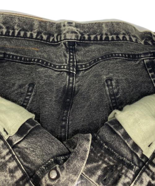 SUBLATIONS（サブレーションズ）SUBLATIONS (サブレーションズ) WIDE SEAM DENIM BAGGY PANTS .11 シルバー サイズ:2の古着・服飾アイテム