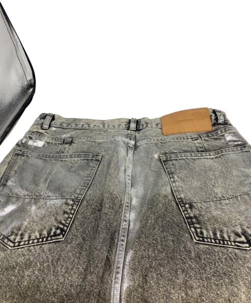 SUBLATIONS（サブレーションズ）SUBLATIONS (サブレーションズ) WIDE SEAM DENIM BAGGY PANTS .11 シルバー サイズ:2の古着・服飾アイテム