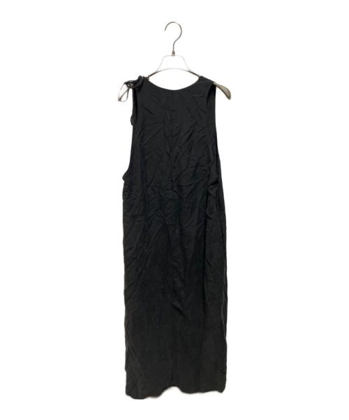 SALON adam et rope'（サロンアダムエロペ）SALON adam et rope' (サロンアダムエロペ) 25SS GENTLE SILK ジャンパースカート ブラック サイズ:ＦＲＥＥの古着・服飾アイテム