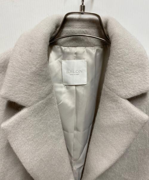 SALON adam et rope'（サロンアダムエロペ）SALON adam et rope' (サロンアダムエロペ) 25AW キッドモヘヤシャギージャケット ベージュ サイズ:ＦＲＥＥの古着・服飾アイテム