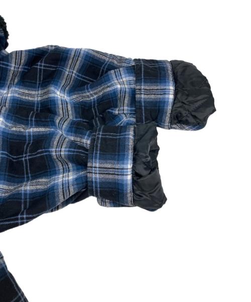 SUPREME（シュプリーム）SUPREME (シュプリーム) 25FW Lined Zip Up Hooded Flannel Shirt ブルー サイズ:Ｓの古着・服飾アイテム