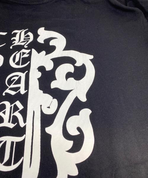 CHROME HEARTS（クロムハーツ）CHROME HEARTS (クロムハーツ) HALF DAGGER PRINT POCKET TEE ブラック サイズ:Ｌの古着・服飾アイテム