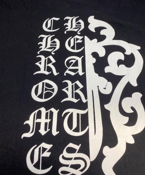 CHROME HEARTS（クロムハーツ）CHROME HEARTS (クロムハーツ) HALF DAGGER PRINT POCKET TEE ブラック サイズ:Ｌの古着・服飾アイテム