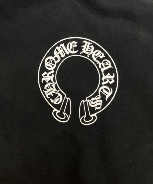 CHROME HEARTS（クロムハーツ）CHROME HEARTS (クロムハーツ) フローラルクロスホースシューパーカー ブラック サイズ:Sの古着・服飾アイテム