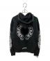CHROME HEARTS (クロムハーツ) フローラルクロスホースシューパーカー ブラック サイズ:S：180000円
