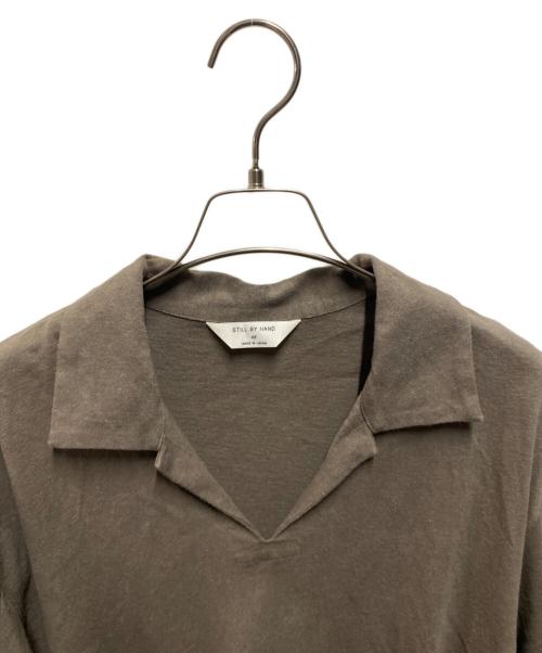 STILL BY HAND（スティルバイハンド）STILL BY HAND (スティルバイハンド) H/C SKIPPER T ブラウン サイズ:48の古着・服飾アイテム