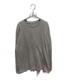 ANCELLM（アンセルム）の古着「EMBROIDERY DYED LS」｜グレー