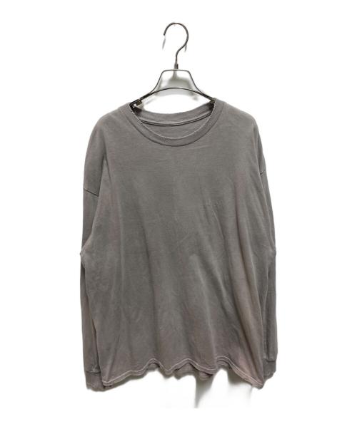 ANCELLM（アンセルム）ANCELLM (アンセルム) EMBROIDERY DYED LS グレー サイズ:1の古着・服飾アイテム