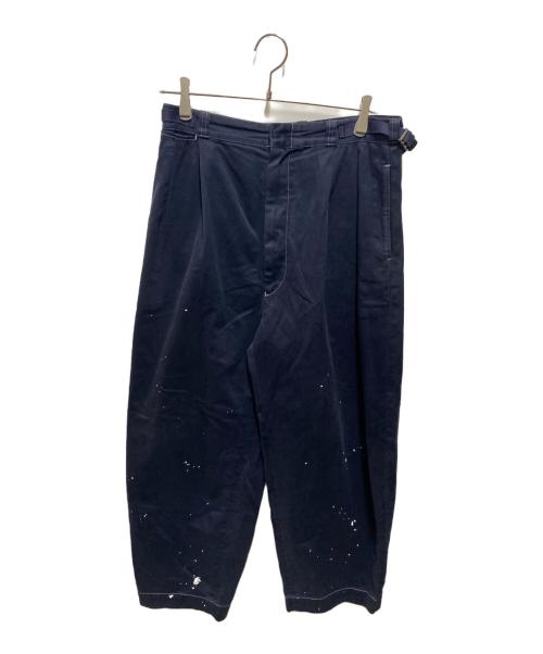 Product Twelve（プロダクトトゥエルブ）Product Twelve (プロダクトトゥエルブ) High Waist Wide Work Trousers ネイビー サイズ:1の古着・服飾アイテム