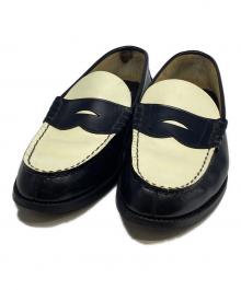 kenford（ケンフォード）の古着「COMBI LOAFERS」｜ブラック×ホワイト