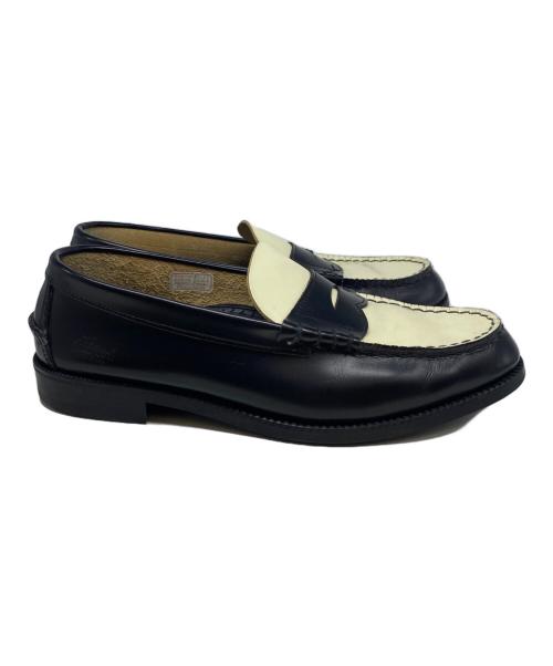 kenford（ケンフォード）kenford (ケンフォード) COMBI LOAFERS ブラック×ホワイト サイズ:25 1/2の古着・服飾アイテム