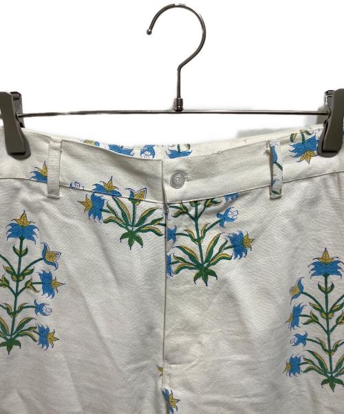 SZ Blockprints（エスゼットブロックプリント）SZ Blockprints (エスゼットブロックプリント) DISCO PANT LILY ホワイト サイズ:Ｍの古着・服飾アイテム