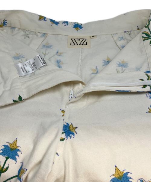 SZ Blockprints（エスゼットブロックプリント）SZ Blockprints (エスゼットブロックプリント) DISCO PANT LILY ホワイト サイズ:Ｍの古着・服飾アイテム