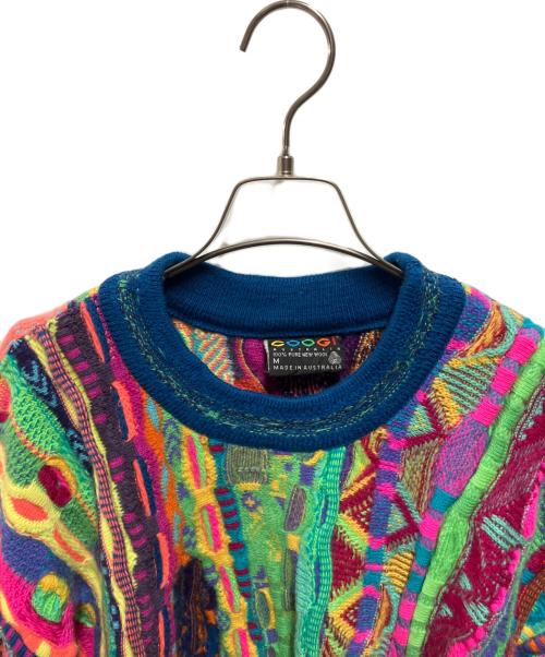 Coogi（クージー）Coogi (クージー) 3Dニット マルチカラー サイズ:Ｍの古着・服飾アイテム